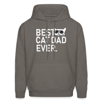Best Cat Dad Ever Men's Hoodie - asphalt gray