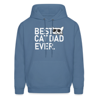 Best Cat Dad Ever Men's Hoodie - denim blue