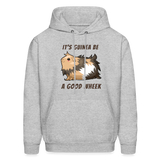 It's Guinea Be a Good Wheek Men's Hoodie - heather gray