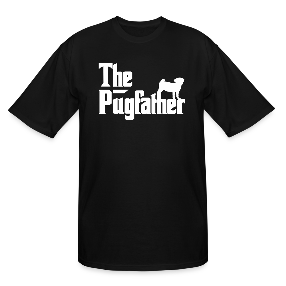 The Pugfather Men's Tall T-Shirt - black