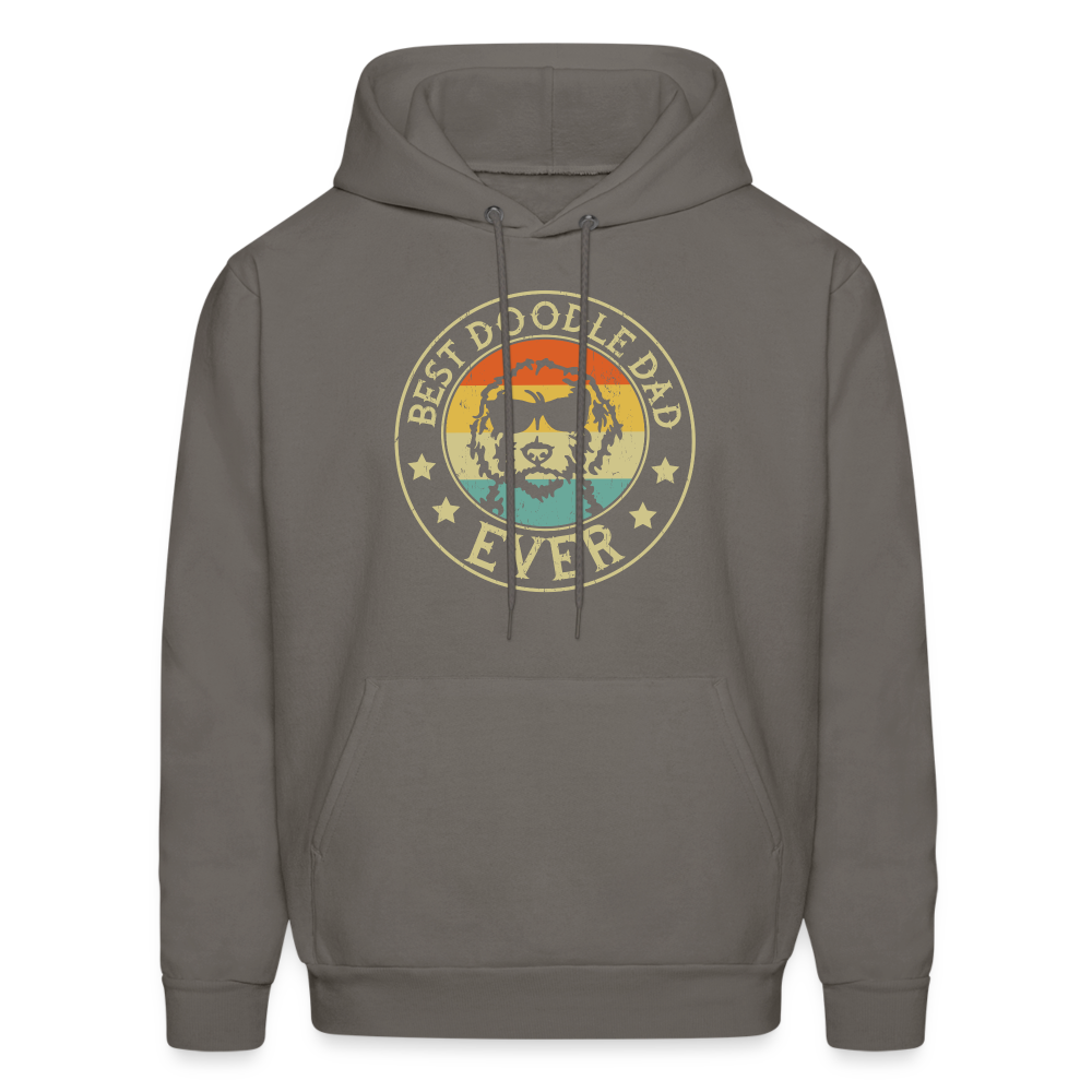 Best Doodle Dad Ever Men's Hoodie - asphalt gray