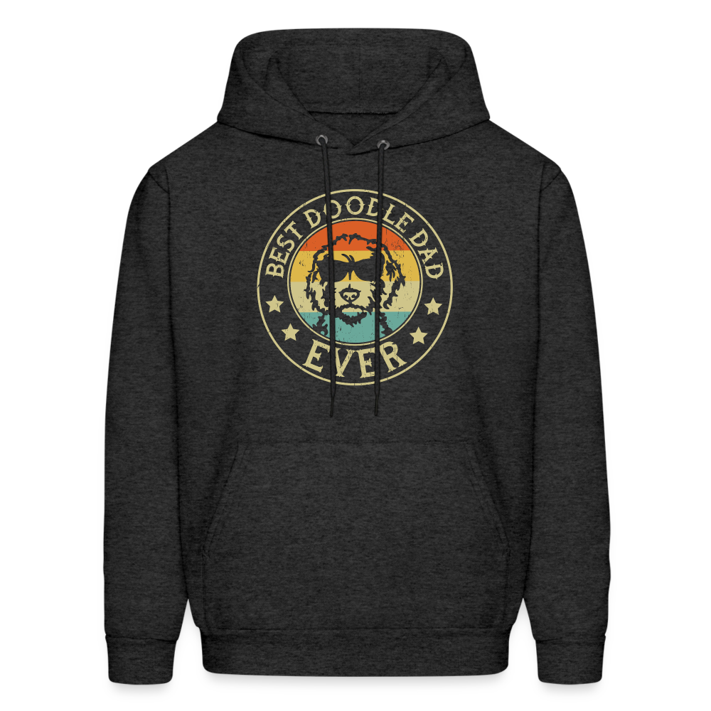 Best Doodle Dad Ever Men's Hoodie - charcoal grey