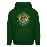 Best Doodle Dad Ever Men's Hoodie - forest green
