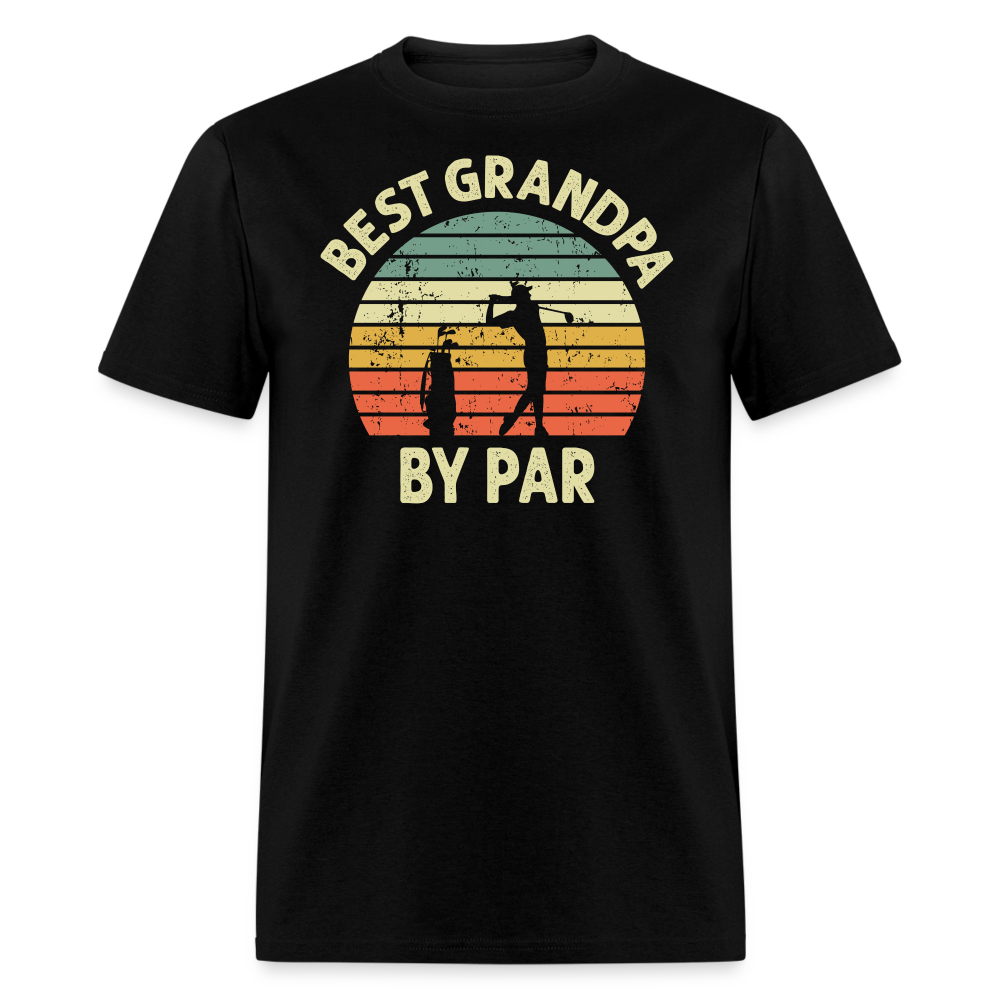 Best Grandpa By Par Unisex Classic T-Shirt - black
