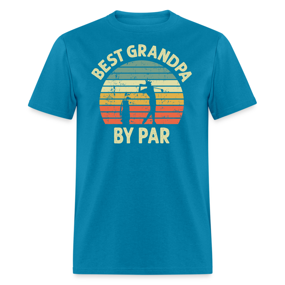 Best Grandpa By Par Unisex Classic T-Shirt - turquoise