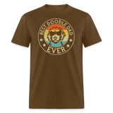 Best Doodle Dad Ever Unisex Classic T-Shirt - brown