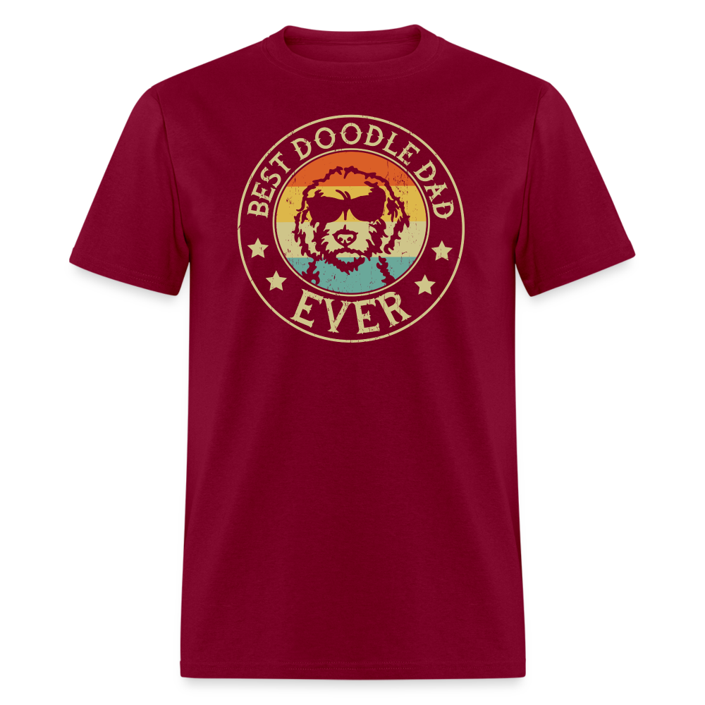 Best Doodle Dad Ever Unisex Classic T-Shirt - burgundy