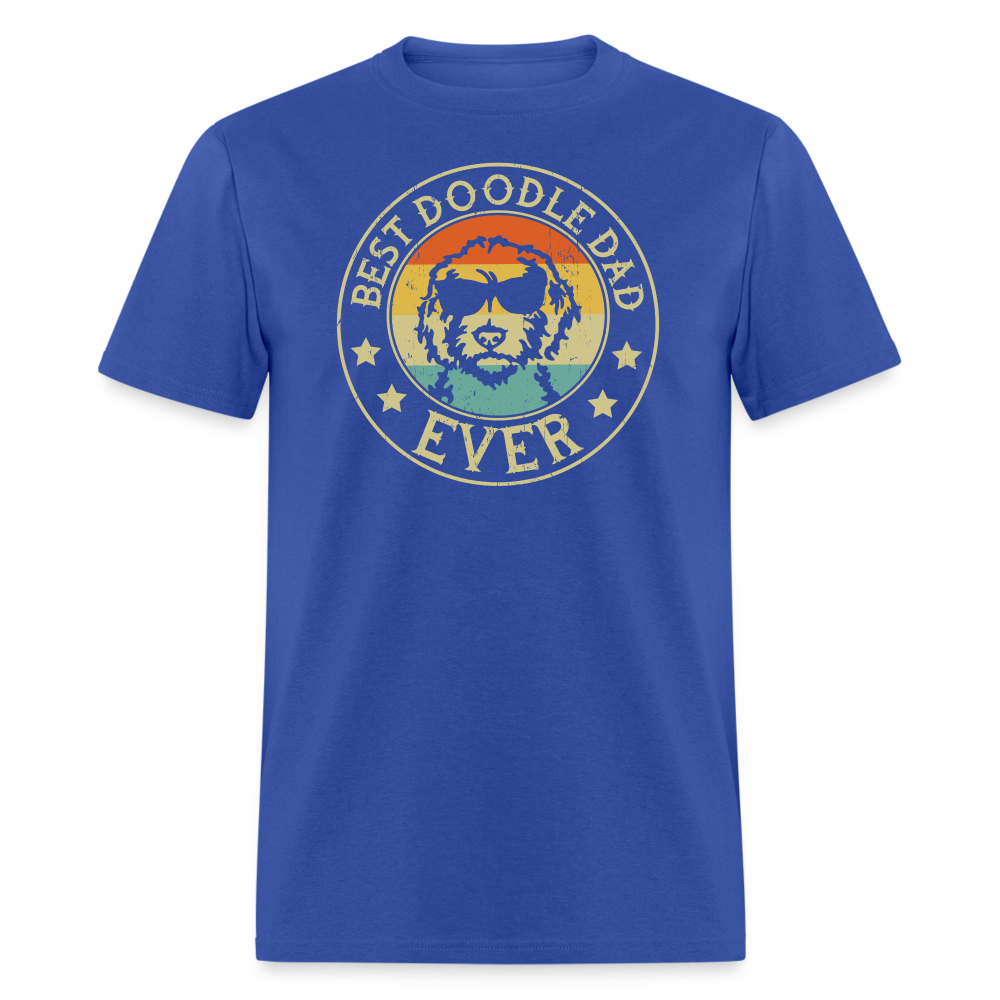 Best Doodle Dad Ever Unisex Classic T-Shirt - royal blue