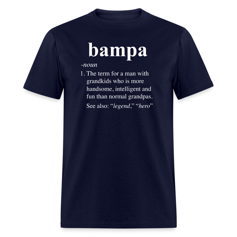Bampa Definition Unisex Classic T-Shirt - navy