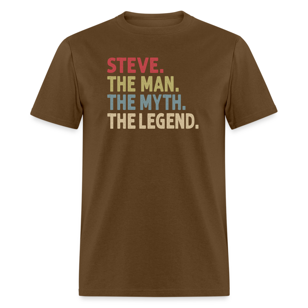 Steve the Man the Myth the Legend Unisex Classic T-Shirt - brown