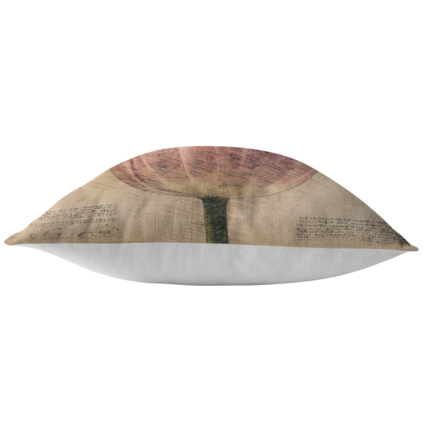 Vintage Tulip Pillow or Pillow Cover with Insert | Renaissance Art | Victorian Steampunk Style