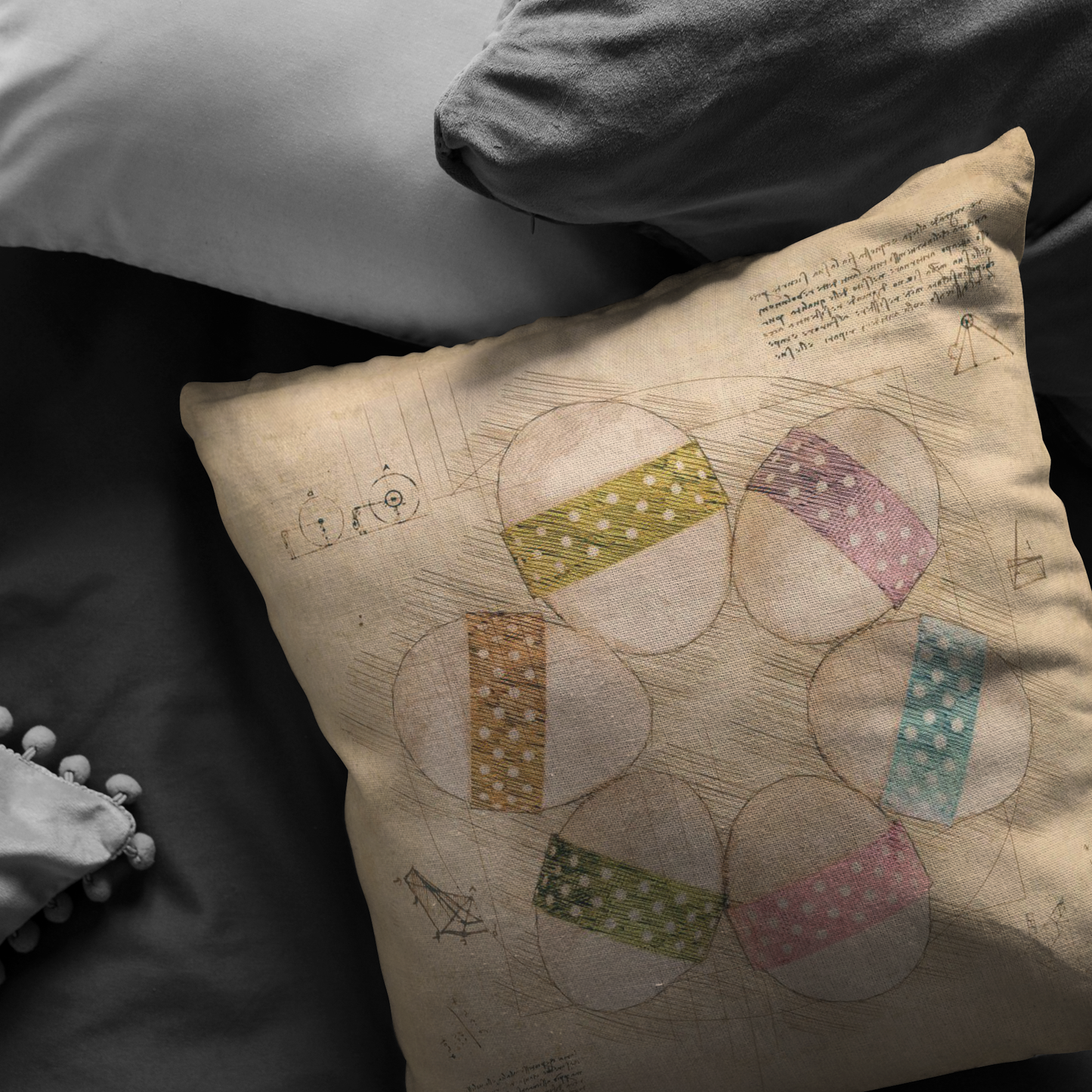 Easter Pillow or Zip Cover | Vintage Rustic Renaissance Sketch Style Bunny Throw Pillow or Zip Cover | Earth Tone Beige Brown