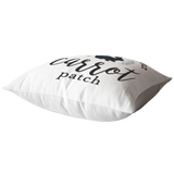 Welcome to Our Carrot Patch Pillow or Pillow Cover with Insert 16x16 18x18 20x20 26x26 |