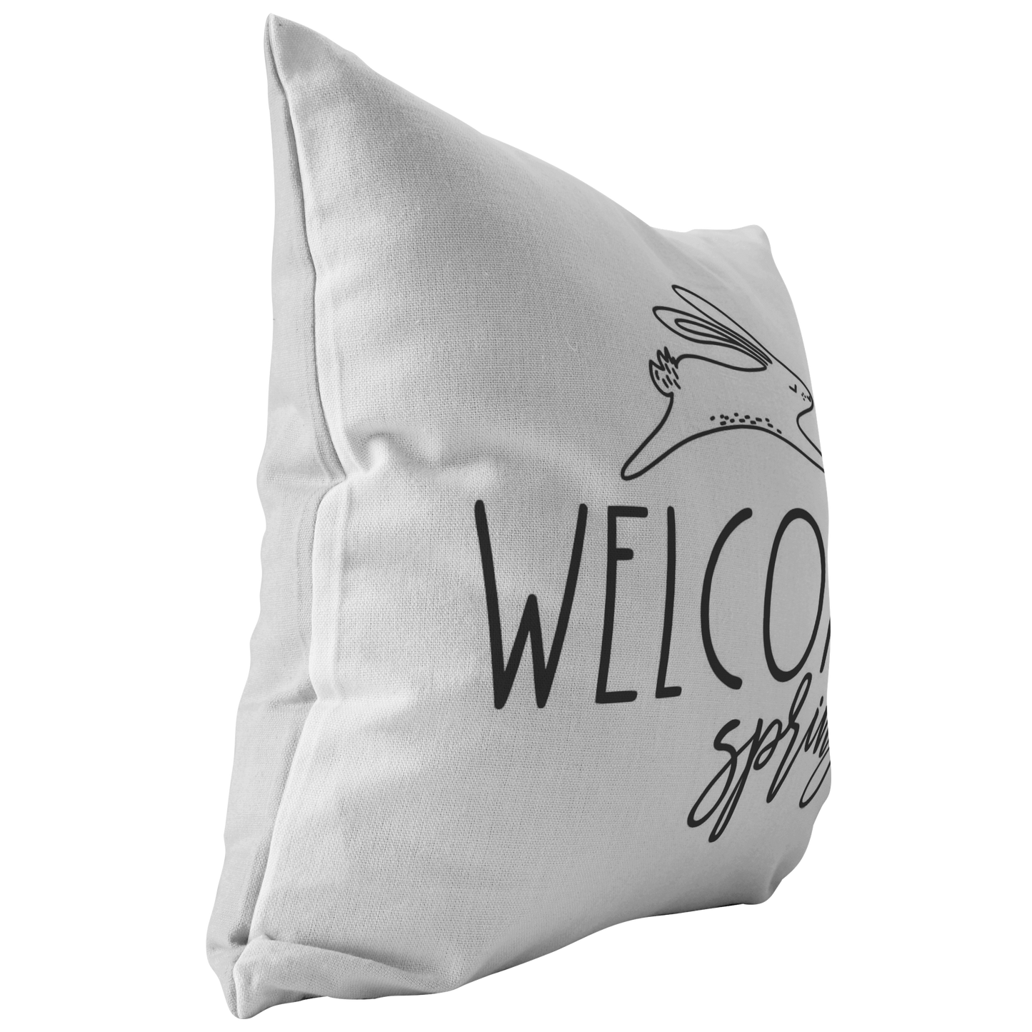 Welcome Spring Pillow or Pillow Cover |