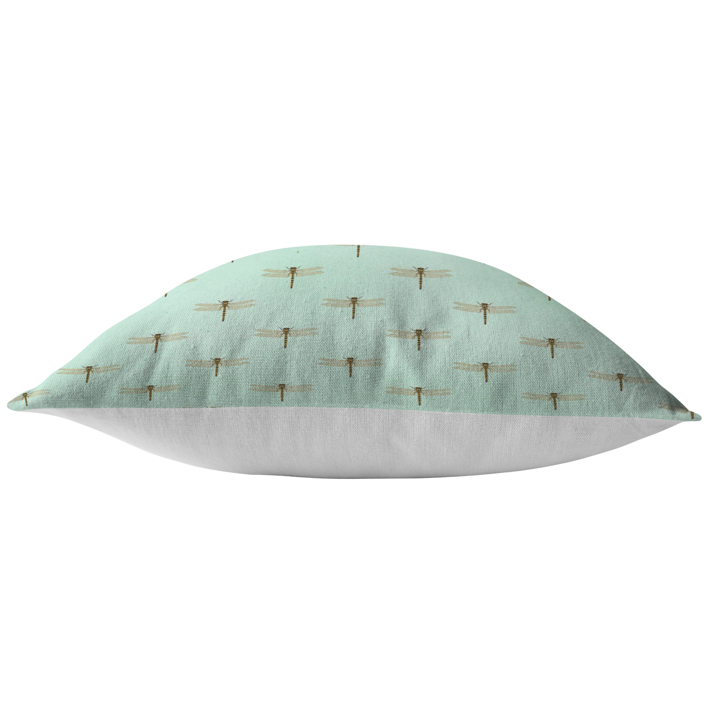 Mint Green Dragonfly Pillow or Pillow Cover | Cute Easter or Spring Home Decor