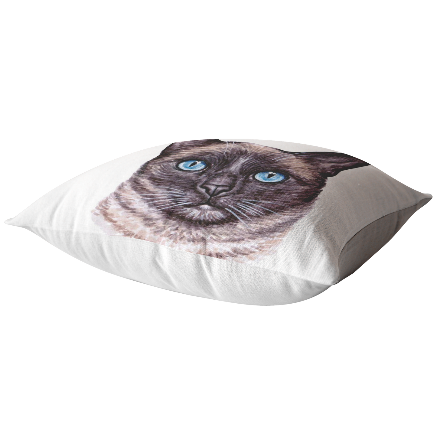 Siamese Cat Throw Pillow | Gift for Cat Lover Mothers Day Idea for Cat Mom Grandma | Siamese Cat Decor