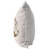 Sleeping Cat Pillow Cover | Brown Beige Earth Tone