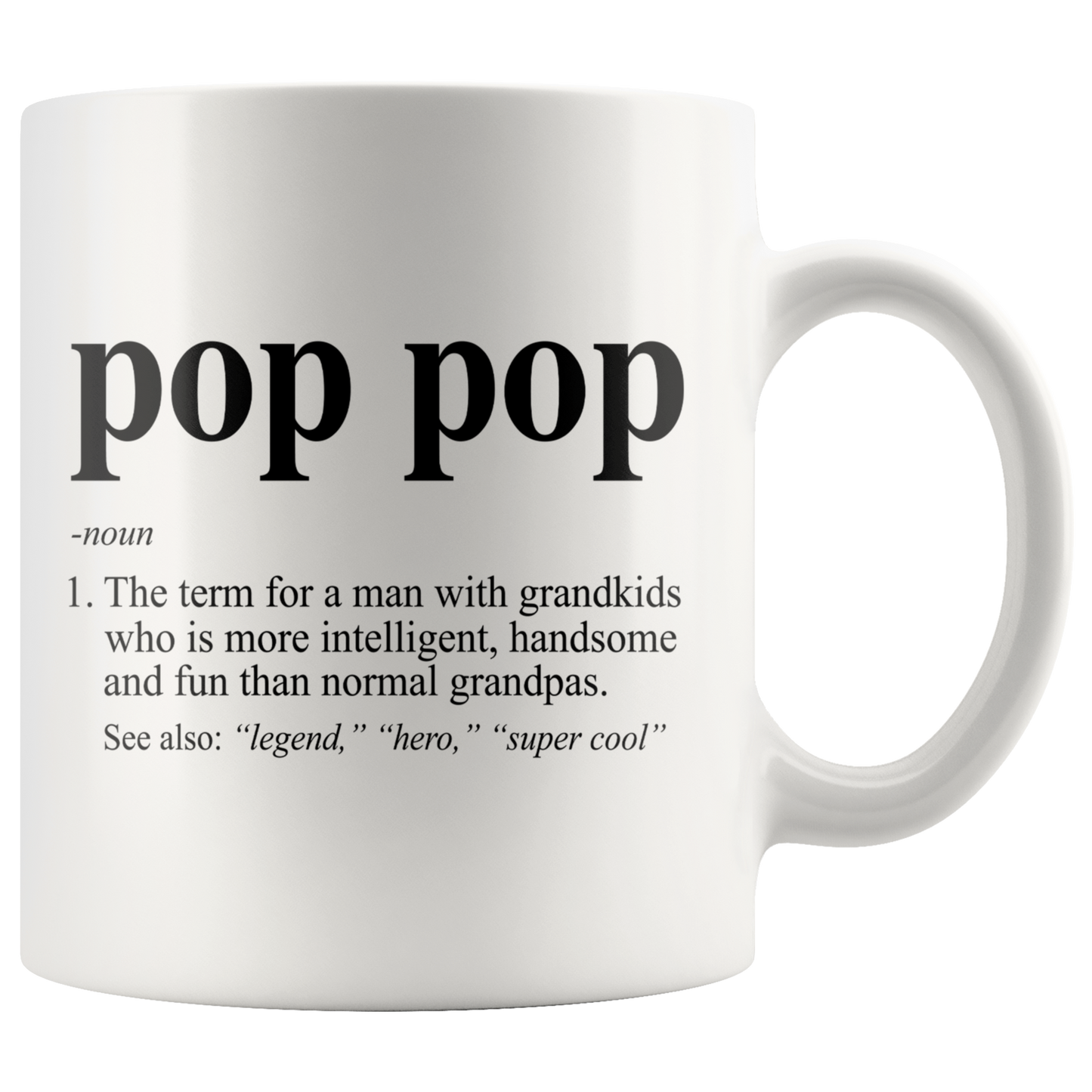 Pop Pop Definition Mug